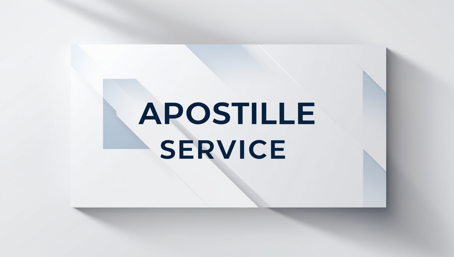 APOSTILLE SERVICE